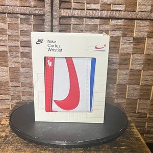 Nike Cortez Wristlet in Red and White